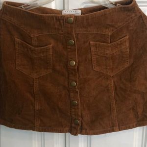 Kendall & Kylie corduroy skirt